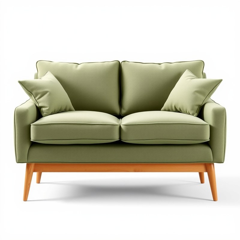 Nordic Linen Sofa – Sage